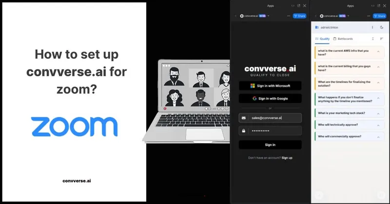 How to use convverse.ai for zoom ?