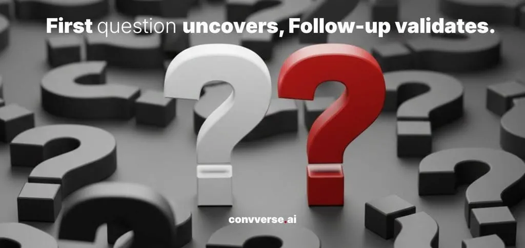 Sales is not about having answers. It’s about asking the right second question.